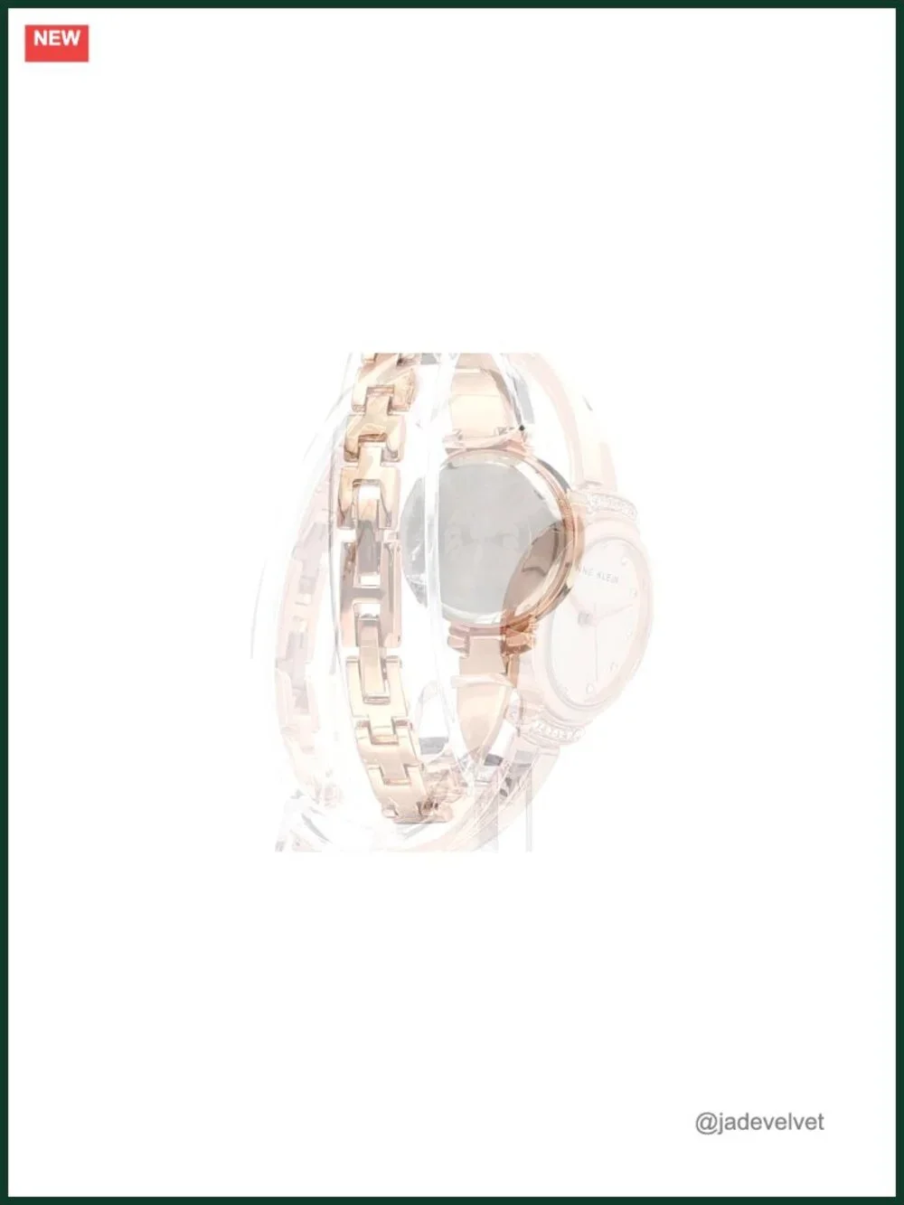 Anne Klein Crystal Accented Watch and Bangle Set with Japanese Quartz